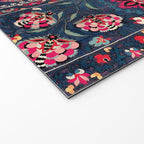 Lakai Suzani Shakhrisyabz Uzbek Embroidery Print Welcome Mat Gallery Image 2