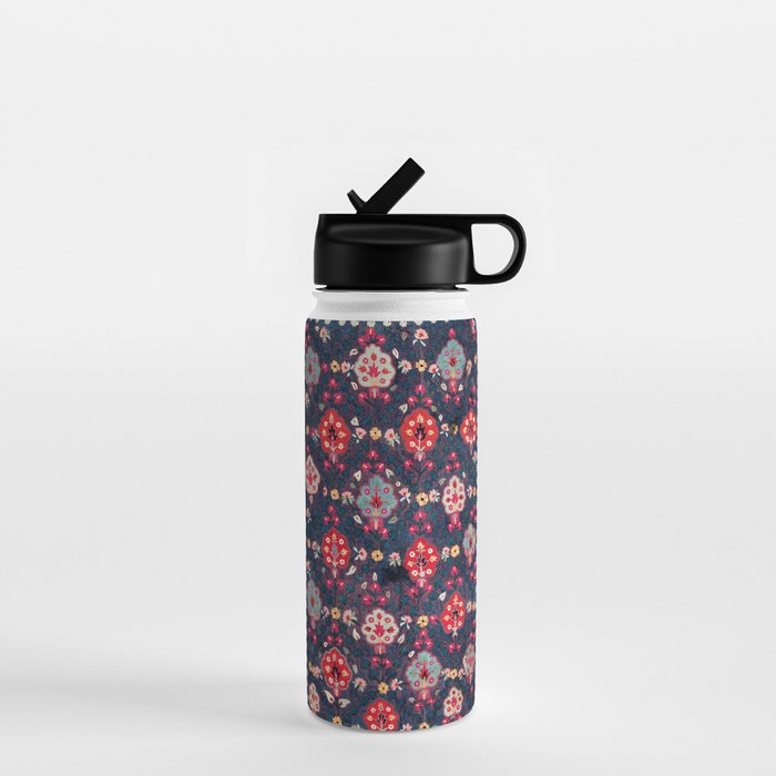 Lakai Suzani Shakhrisyabz Uzbek Embroidery Print Water Bottle Gallery Image 1