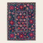 Lakai Suzani Shakhrisyabz Uzbek Embroidery Print Poster Gallery Image 4