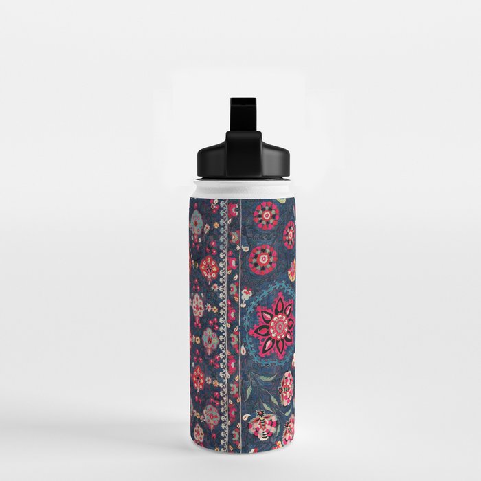 Lakai Suzani Shakhrisyabz Uzbek Embroidery Print Water Bottle Gallery Image 2