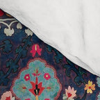 Lakai Suzani Shakhrisyabz Uzbek Embroidery Print Comforter Gallery Image 4