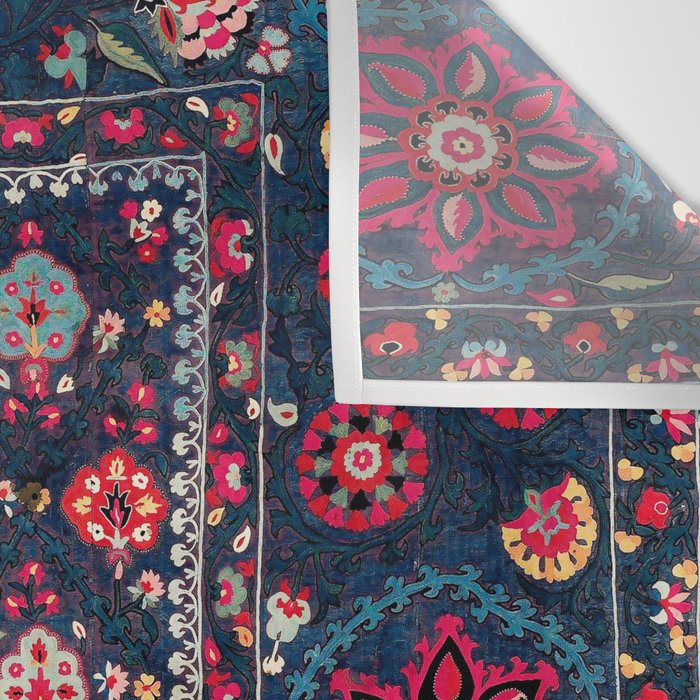 Lakai Suzani Shakhrisyabz Uzbek Embroidery Print Wall Tapestry Gallery Image 3