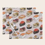 Sushi Persian Cat Placemat Gallery Image 1