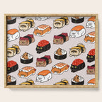 Sushi Persian Cat Serving Tray Gallery Image 1