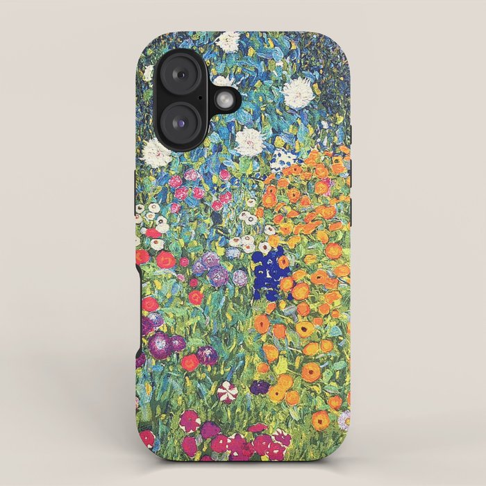 Gustav Klimt Flower Garden 2 iPhone Case