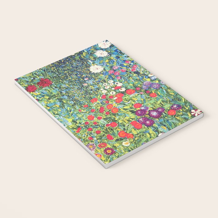 Gustav Klimt Flower Garden 2 Notebook Gallery Image 3