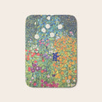 Gustav Klimt Flower Garden 2 Bath Mat Gallery Image 1