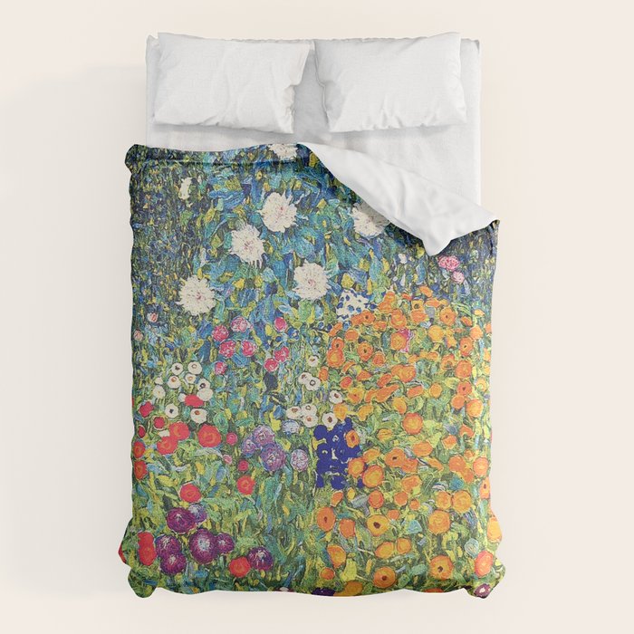 Gustav Klimt Flower Garden 2 Duvet Cover Gallery Image 6