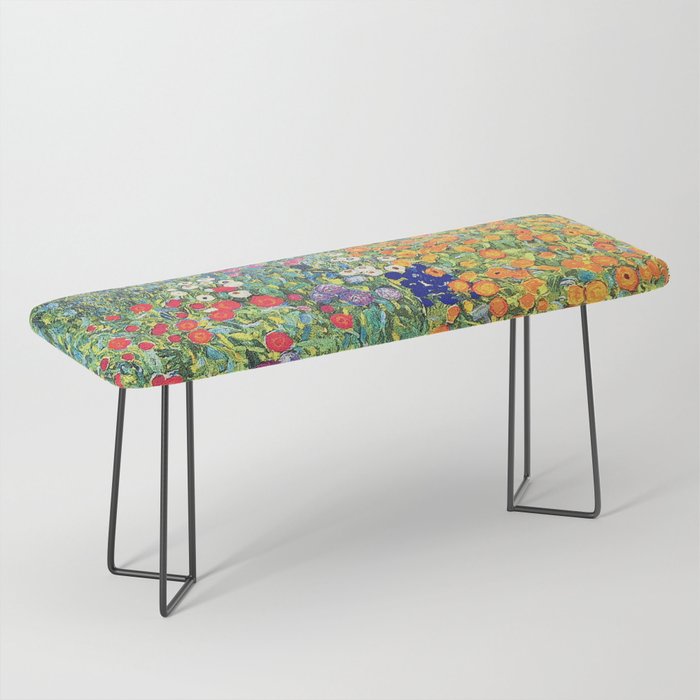 Gustav Klimt Flower Garden 2 Bench Gallery Image 1