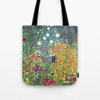 Gustav Klimt Flower Garden 2 Tote Bag Gallery Image 1
