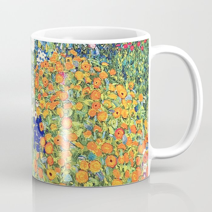 Gustav Klimt Flower Garden 2 Coffee Mug Gallery Image 1