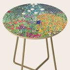 Gustav Klimt Flower Garden 2 Side Table Gallery Image 2