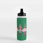 Nutcracker Ballet - Candy Cane Green Water Bottle Gallery Image 2
