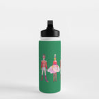 Nutcracker Ballet - Candy Cane Green Water Bottle Gallery Image 3