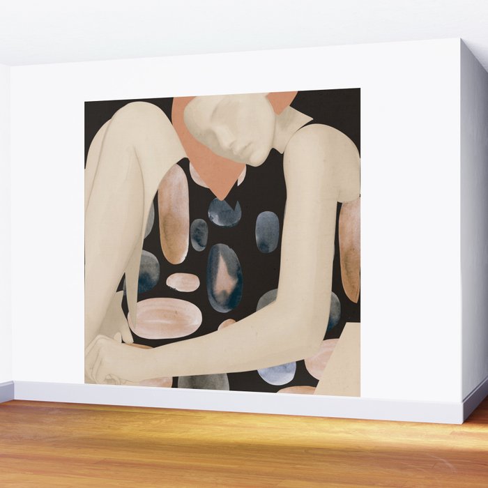 Abstract Art Female Figure 31 Wall Mural Gallery Image 2