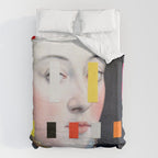 Portrait With A Spectrum 4 Duvet Cover Gallery Image 6