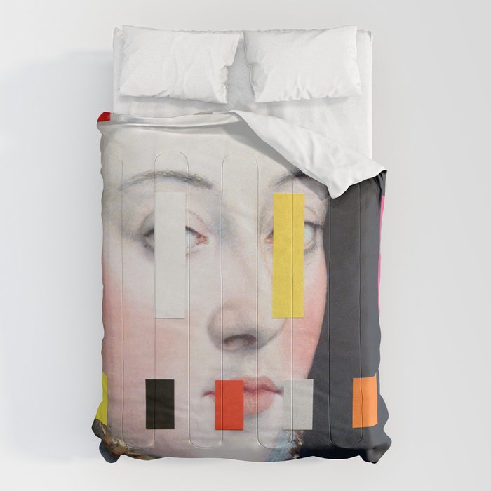 Portrait With A Spectrum 4 Comforter Gallery Image 1