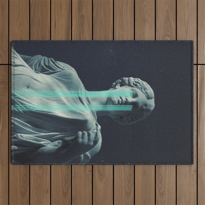 a kind of Sorrow Outdoor Rug Gallery Image 1