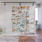 Beep Beep Alphabet Wall Mural Gallery Image 1