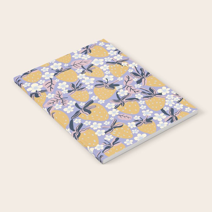 Yellow strawberries Notebook Gallery Image 1