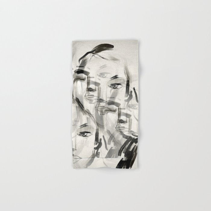 Abstract Portrait 4 Bath Towel Gallery Image 1