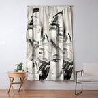 Abstract Portrait 4 Window Curtain Gallery Image 5