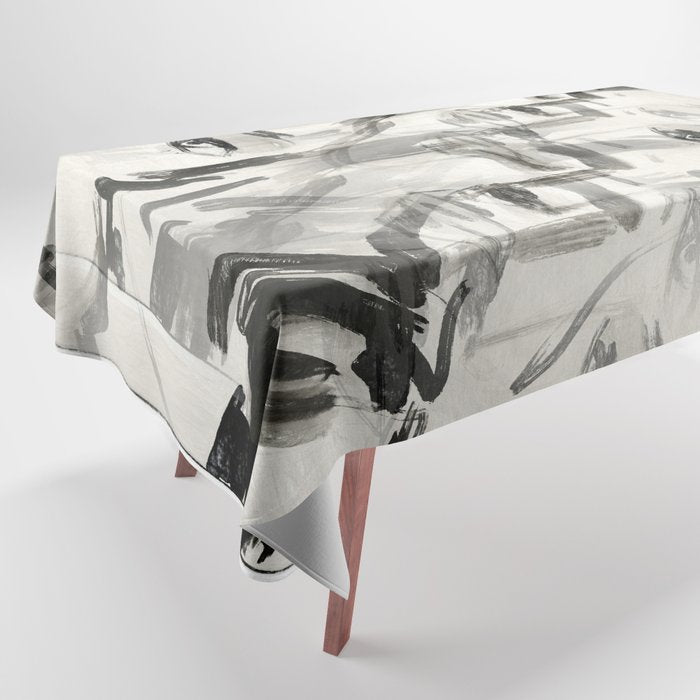 Abstract Portrait 4 Tablecloth Gallery Image 1