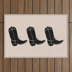 boot scoot Outdoor Rug Gallery Image 1