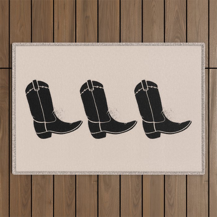 boot scoot Outdoor Rug Gallery Image 1