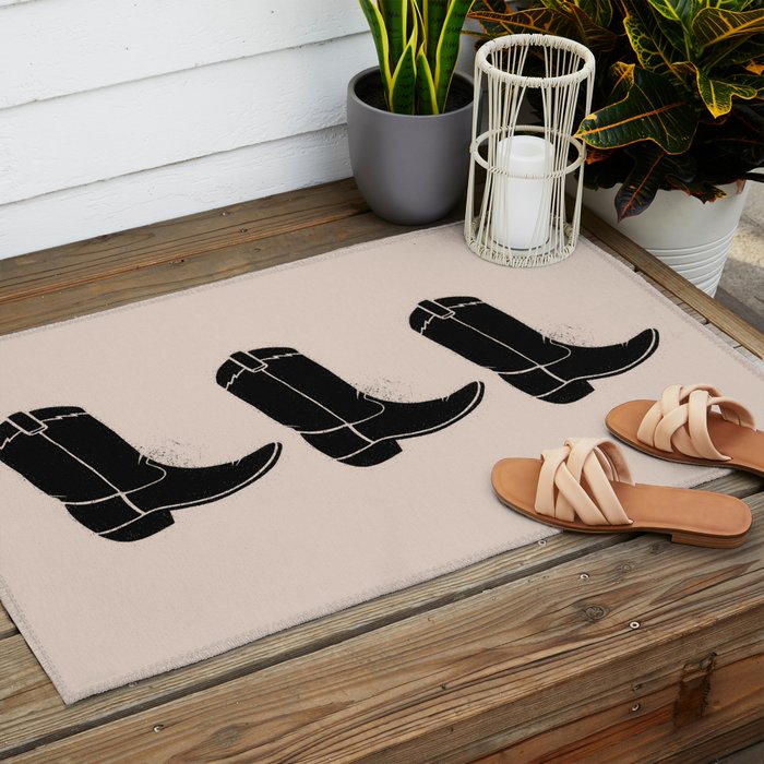 boot scoot Outdoor Rug Gallery Image 2