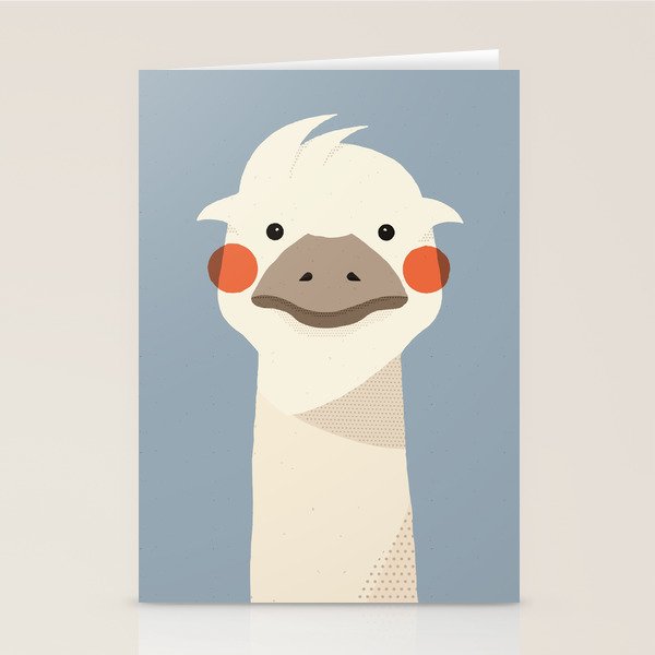 Emu, Animal Portrait Stationery Card Gallery Image 2
