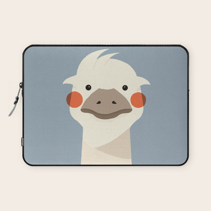 Emu, Animal Portrait Laptop Sleeve Gallery Image 1