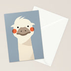 Emu, Animal Portrait Stationery Card Gallery Image 2