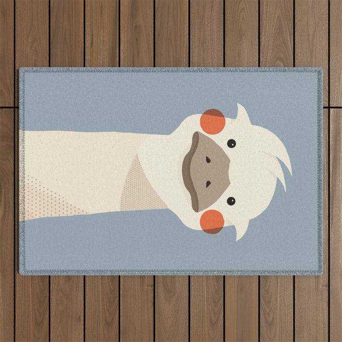 Emu, Animal Portrait Outdoor Rug Gallery Image 1