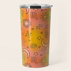Rainbow Celestial Print Travel Mug Gallery Image 1