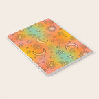 Rainbow Celestial Print Notebook Gallery Image 3