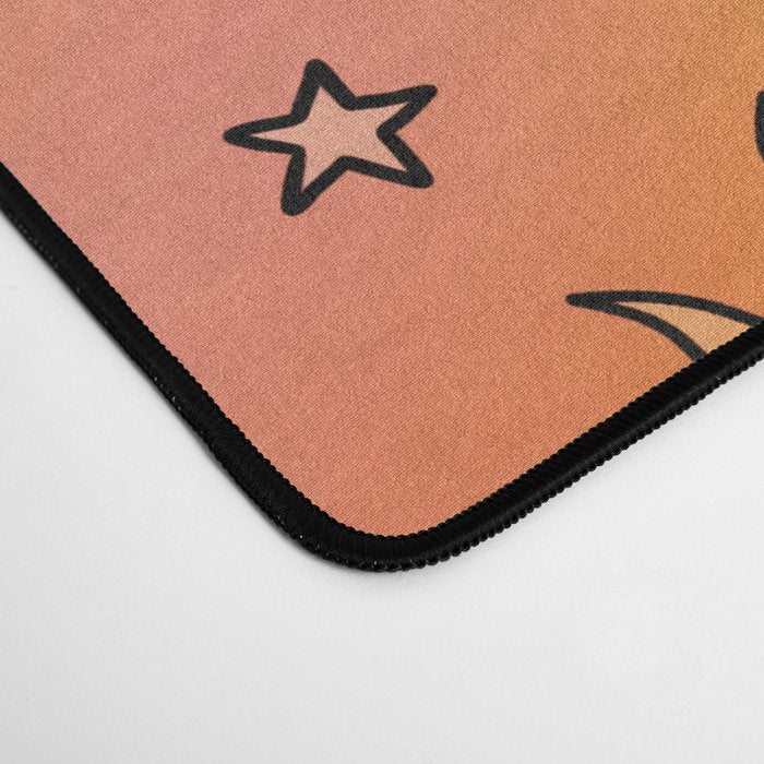 Rainbow Celestial Print Desk Mat Gallery Image 4
