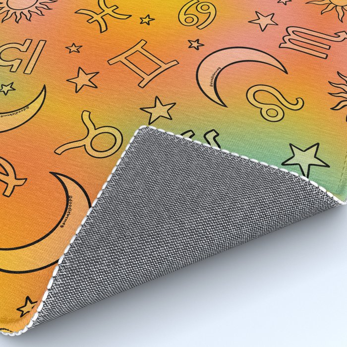 Rainbow Celestial Print Rug Gallery Image 4