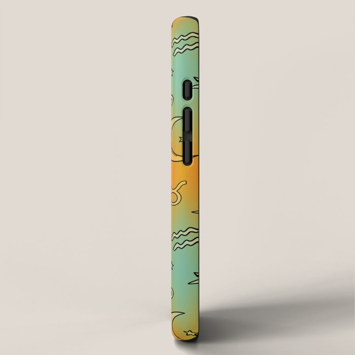 Rainbow Celestial Print iPhone Case Gallery Image 2