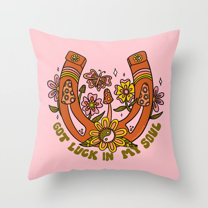 Luck In My Soul Throw Pillow Gallery Image 6