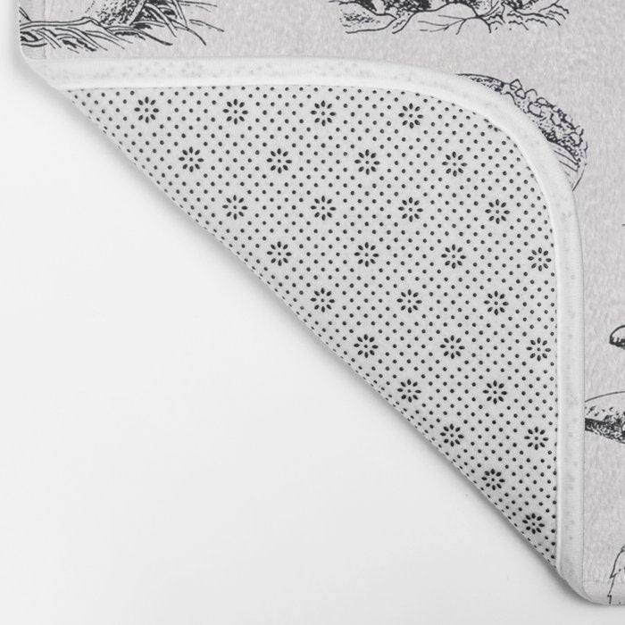 Mushroom Collection Bath Mat Gallery Image 2