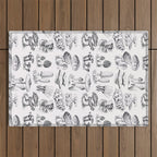 Mushroom Collection Outdoor Rug Gallery Image 1