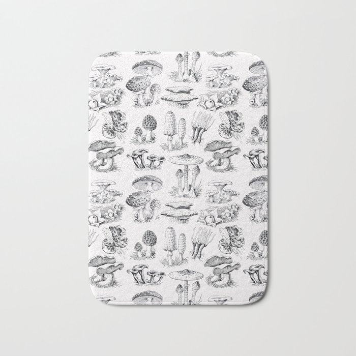 Mushroom Collection Bath Mat Gallery Image 1
