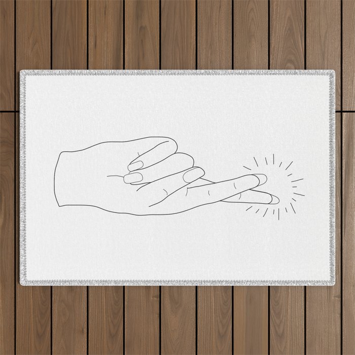 Fingers Crossed Outdoor Rug Gallery Image 1