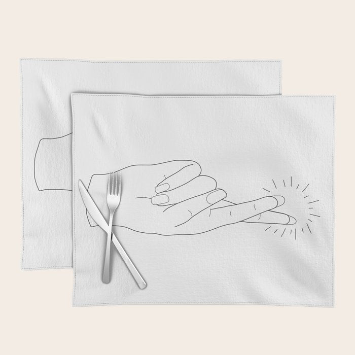 Fingers Crossed Placemat Gallery Image 1