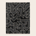 Classy Elegant Black White Gray Modern Artwork Notebook Gallery Image 4