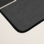 Classy Elegant Black White Gray Modern Artwork Desk Mat Gallery Image 4