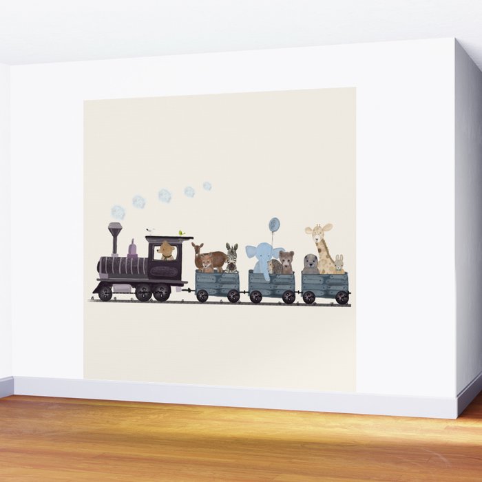 little nature train Wall Mural Gallery Image 2