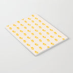 Simple Yellow - Floral pattern Notebook Gallery Image 3