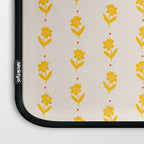 Simple Yellow - Floral pattern Laptop Sleeve Gallery Image 3